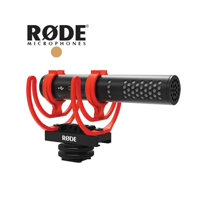 Rode, VideoMic GO II Ultracompact Analog/USB Camera-Mount Shotgun Microphone