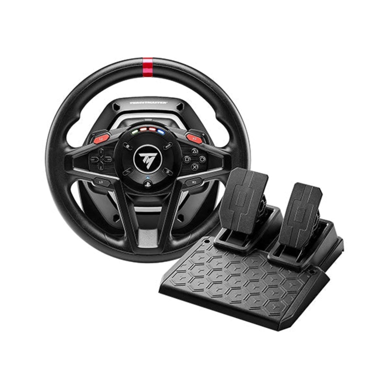 Thrustmaster T128P, Force Feedback USB Racing Wheel with Magnetic Pedals (PS5, PS4, PC)