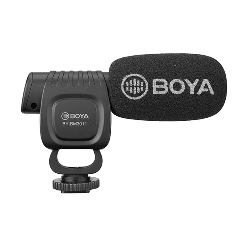 Boya, BY-BM3011, Compact On-Camera Shotgun Microphone for Cameras, Smartphones, Tablets and Computers