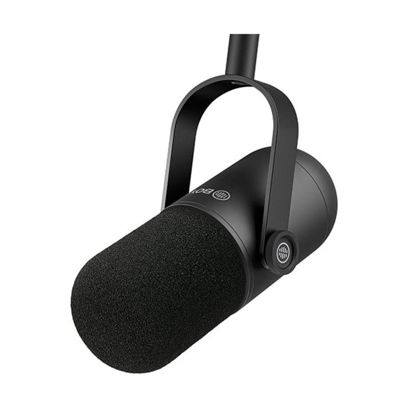 Boya BY-DM500 Podcast Microphone, XLR Dynamic Microphone with Broadcast Sound &Metal Construction Wide-Range Frequency Studio Microphone for Streaming Gaming Voice-Over Music