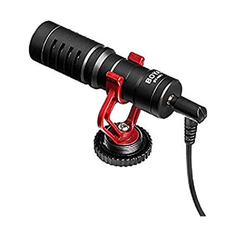 BOYA BY-MM1 Shotgun Video Microphone, Universal Compact On-Camera Mini Recording Mic, Directional Condenser for DSLR, Camcorder, iPhone, Android Smartphones, Mac, Tablet
