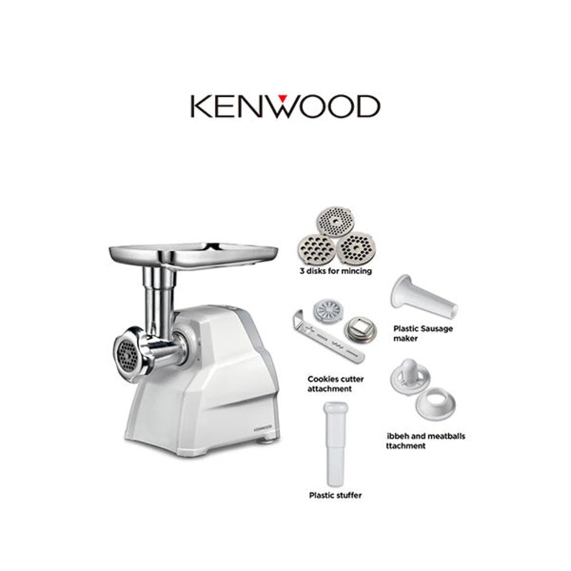 Kenwood – Food Mincer with Cookie Attachment 2100W – MGP40.000WH