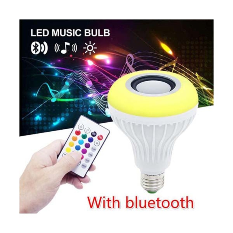LED Music Bulb Bluetooth Speaker with Remote – 97111