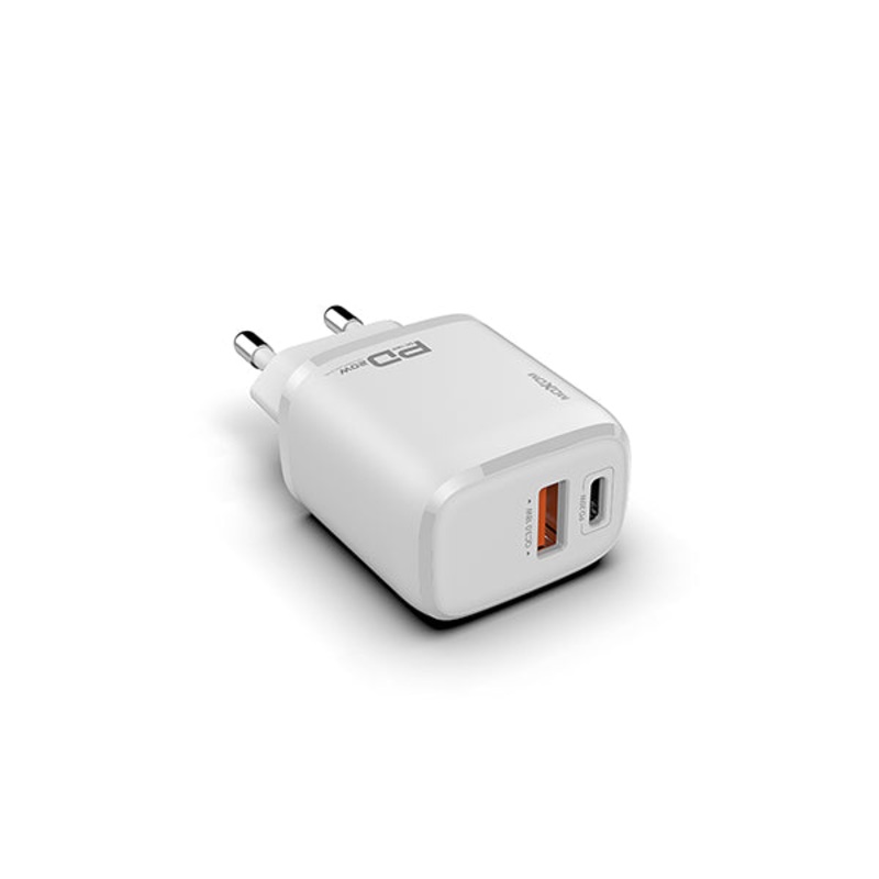Moxom MX-HC64, Smart Type-C USB Dual Ports Fast Charging Adapter