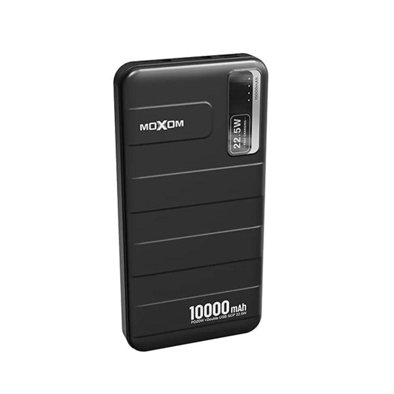 Moxom MX-PB57 PD 20W 10,000 mAh SCP 22.5W Super Fast Charge LED Display High Capacity Portable Power Bank