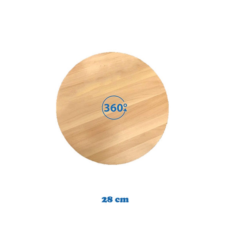 Round Rotating Wooden Display Plate – 98758, Available in Different Sizes