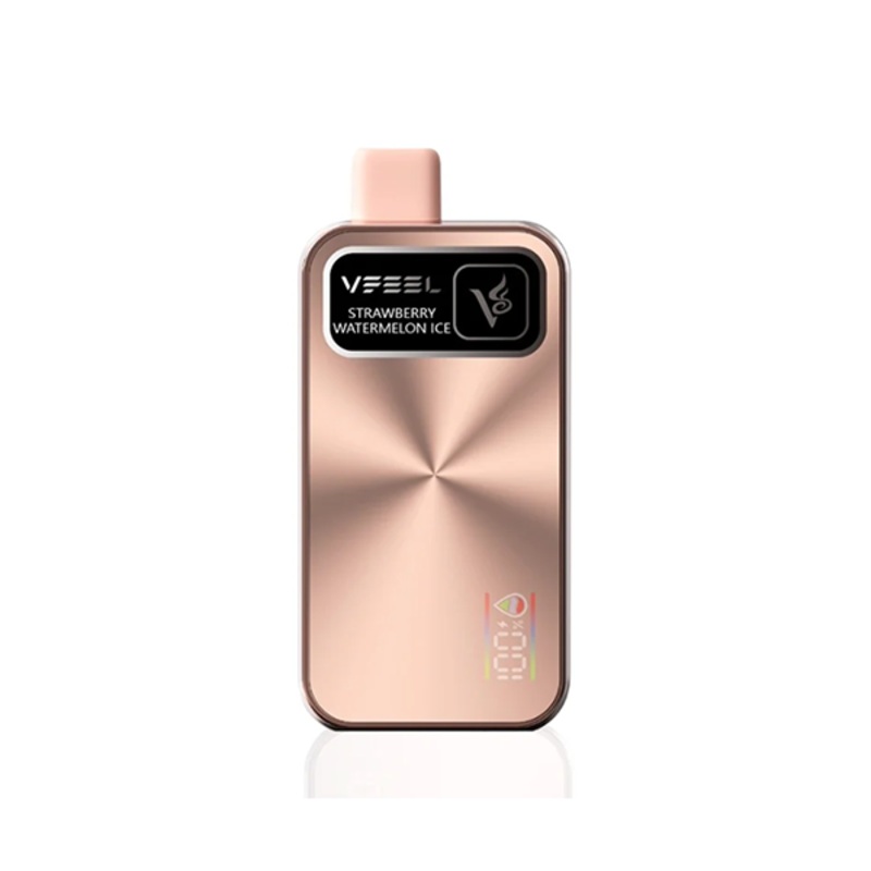 VFEEL V5000 Strawberry Watermelon Ice Vape, 5000 Puffs, 100% Display Screen, 18ml E-liquid, 5% Nicotine, 650mAh, Disposable Hookah Bar