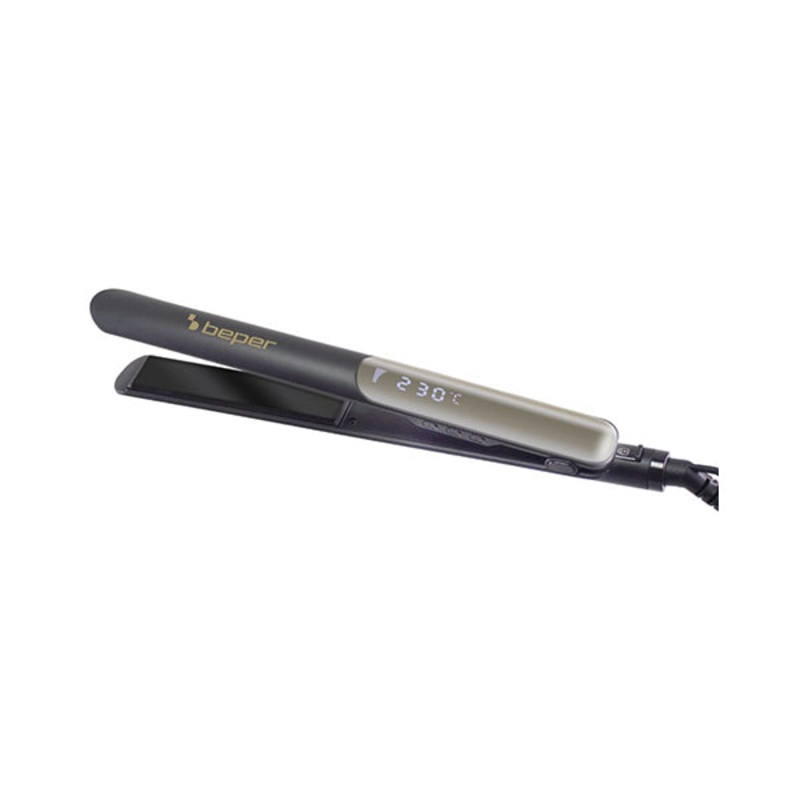 Beper Ceramic Hair Straightener, Straightener With 6 Temperature Levels, Fast Heating up To 230-360 degrees Swivel Cable, Automatic Shut-Off, Plate Lock, P301PIS200