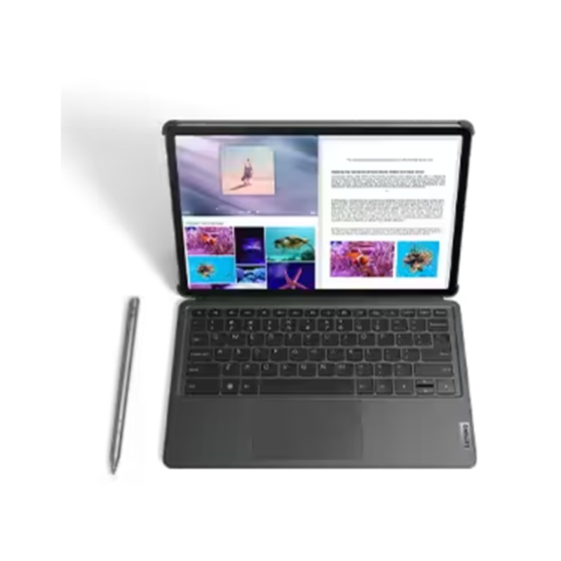 Lenovo Tab P12 Expansive Touchscreen Tablet – 12.7 3K Display – 13MP Camera – 8GB Memory – 128GB UFS Storage – Android 13 – Dolby Atmos – Quad JBL Speakers – Pen and Keyboard Included, ZACH0176US
