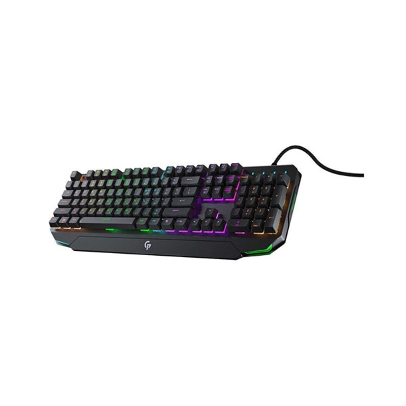 Porodo Gaming Mechanical Gaming Keyboard Ultra With Rainbow Lighting And Aluminum Panel
