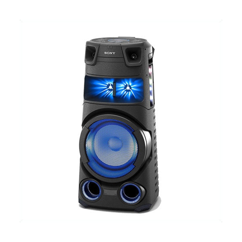 Sony, High Power Audio System With Bluetooth Technology V73D Home Audio System With 360 Degree Light And Sound Black – Mhc V73D