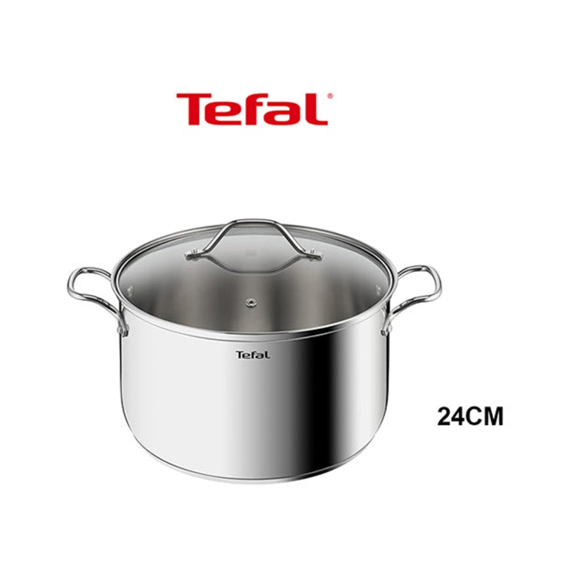 Tefal B8644674 Intuition G6 SS Stewpot 24 cm + lid (4,9L)