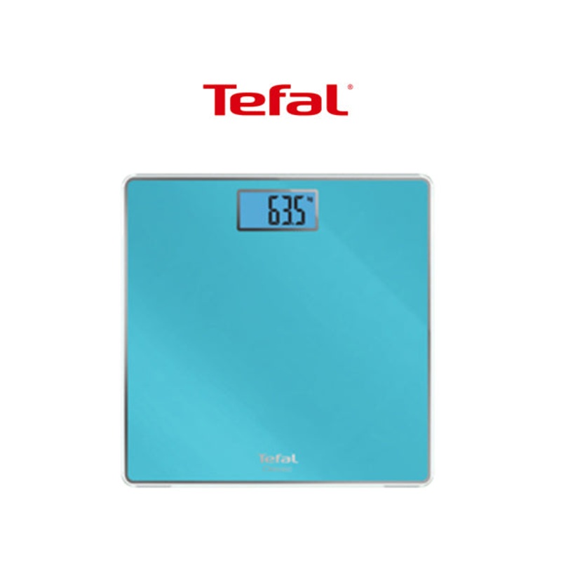 Tefal Classic Bathroom Scale, Maximum Capacity 160kg, Auto ON / OFF, Glass Surface PP1503V0
