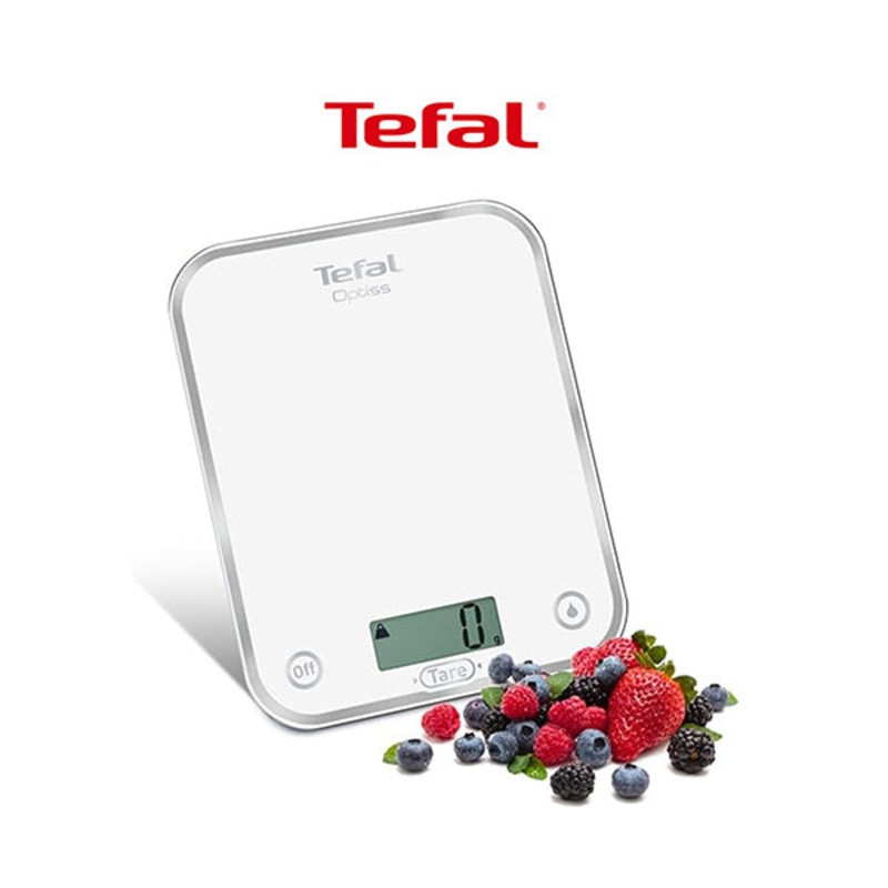 Tefal Kitchen Scale |Cooking Scale Optiss | LCD Screen | Up to 5 Kg | 1g Graduation BC5000V2