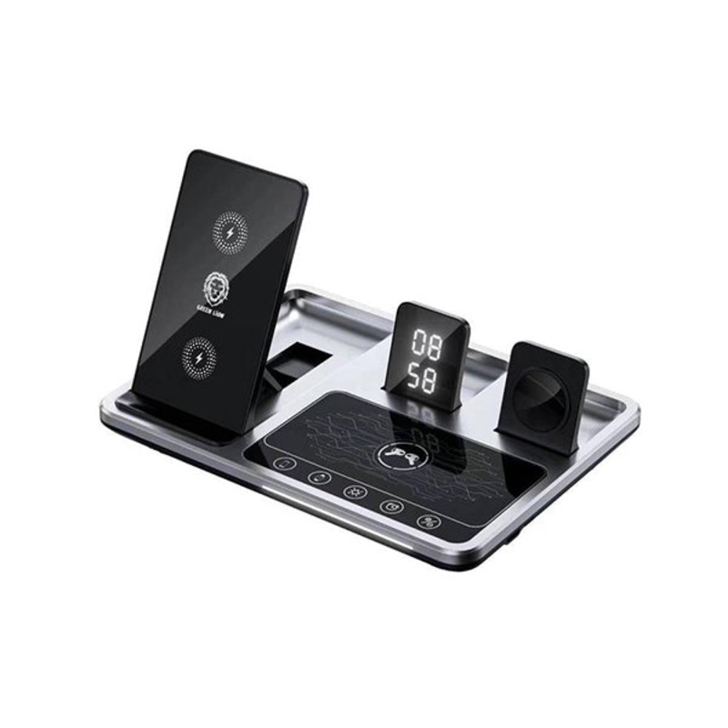 Green Lion, 4 in 1 Wireless Charging Station 15W
