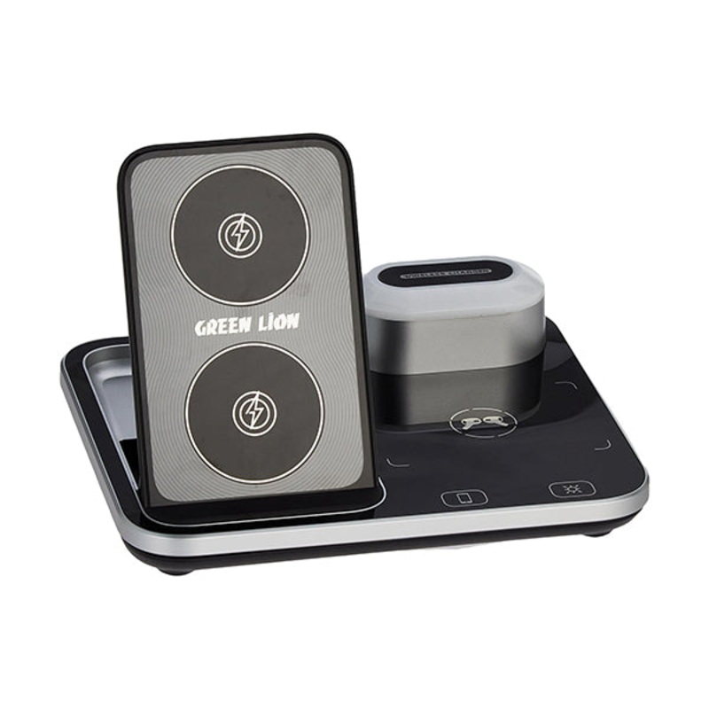 Green Lion, 4 in 1 Wireless Charging Station 2 15W