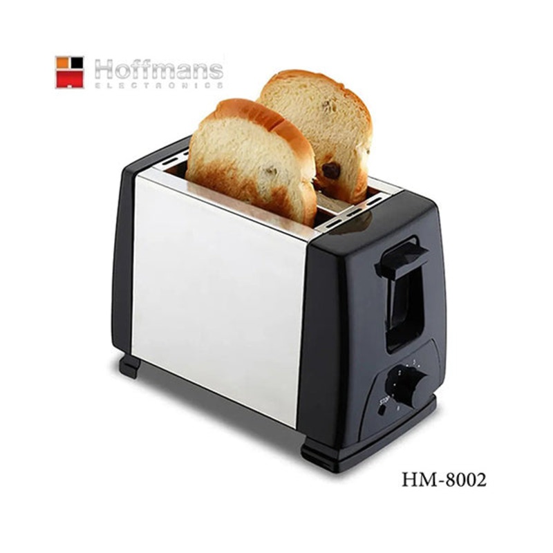 Hoffmans HM-8002, 2 Slice Stainless Steel Toasters, 700W