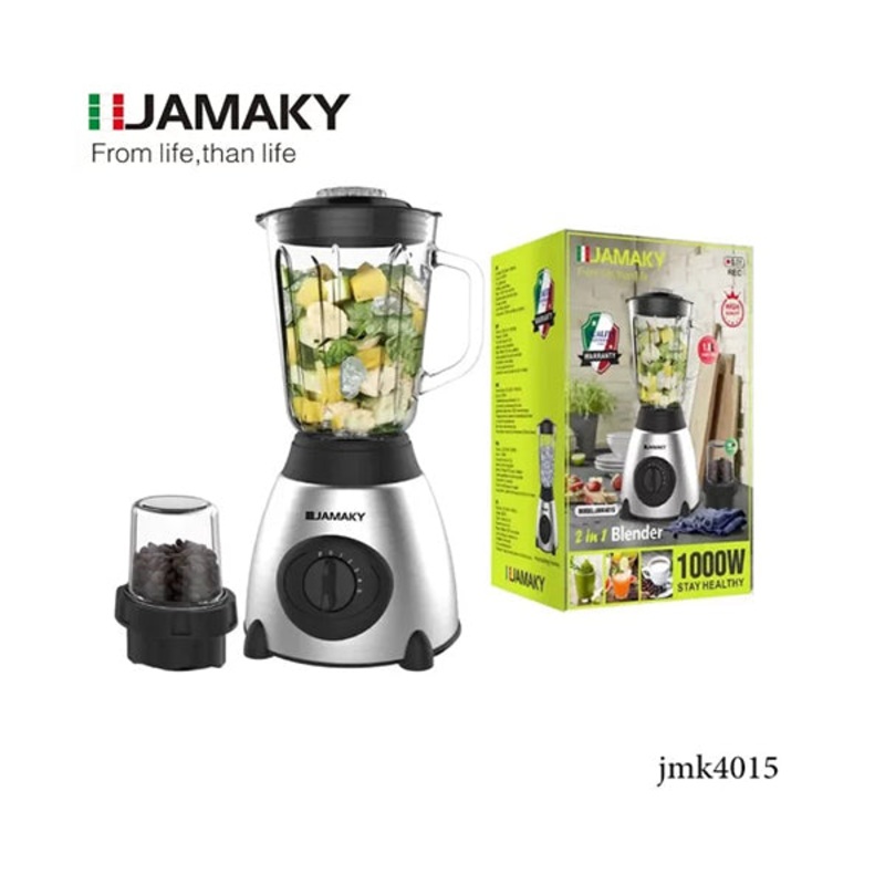 Jamaky, 2 in 1 blender, 1000W – JMK4015