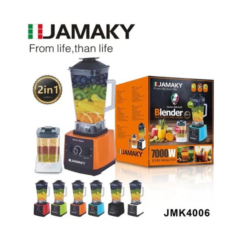 Jamaky, Blender 2 in-1 Blender 7000W – JMK4006