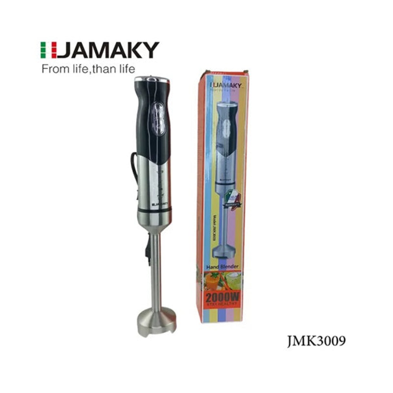 Jamaky, Hand Blender, 2000W, 2-Speed – JMK3009