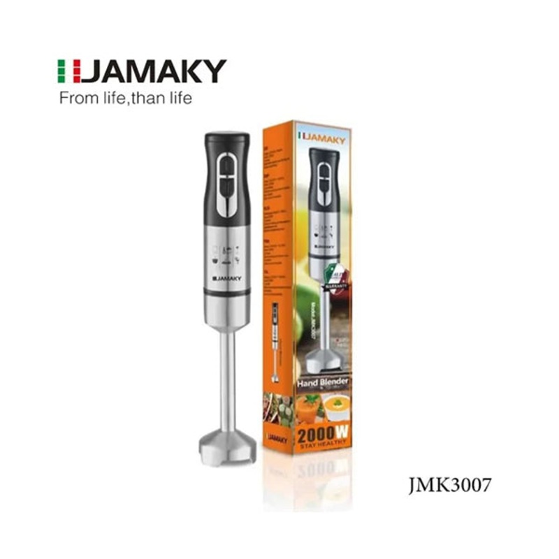 Jamaky, Hand Blender, 2000W, 2-Speeds – JMK3007