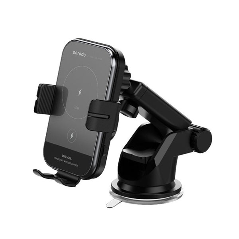 Porodo, Phone Holder And Fast Wireless Car Charger