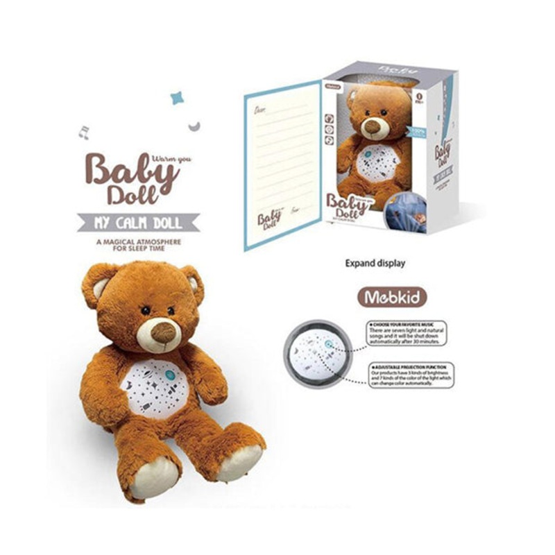 Baby Sleep Soothers Sound and Night Light Teddy Gifts Toy – 10383, Available in Different Models