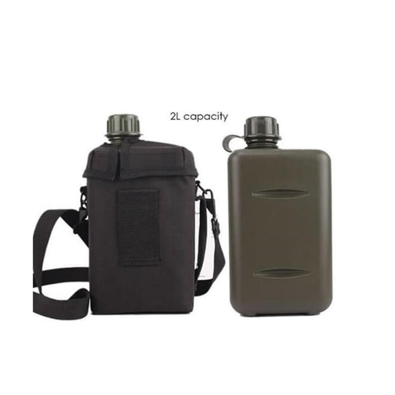 Camping Flask 2L – 14122|Black|Green|Brand New