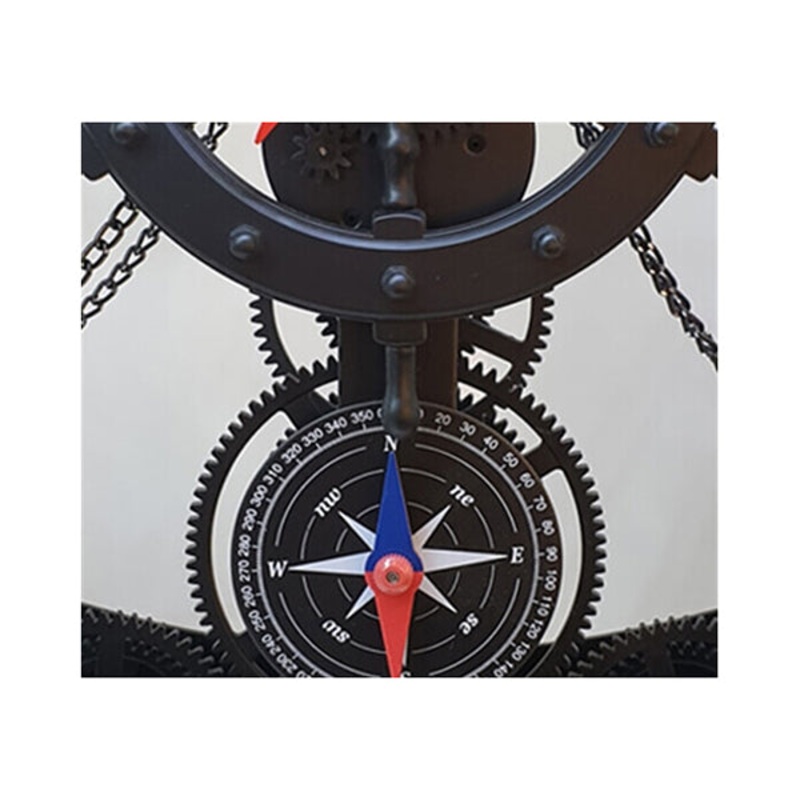 Compass Clock Boat, Home Decoration – 10981
