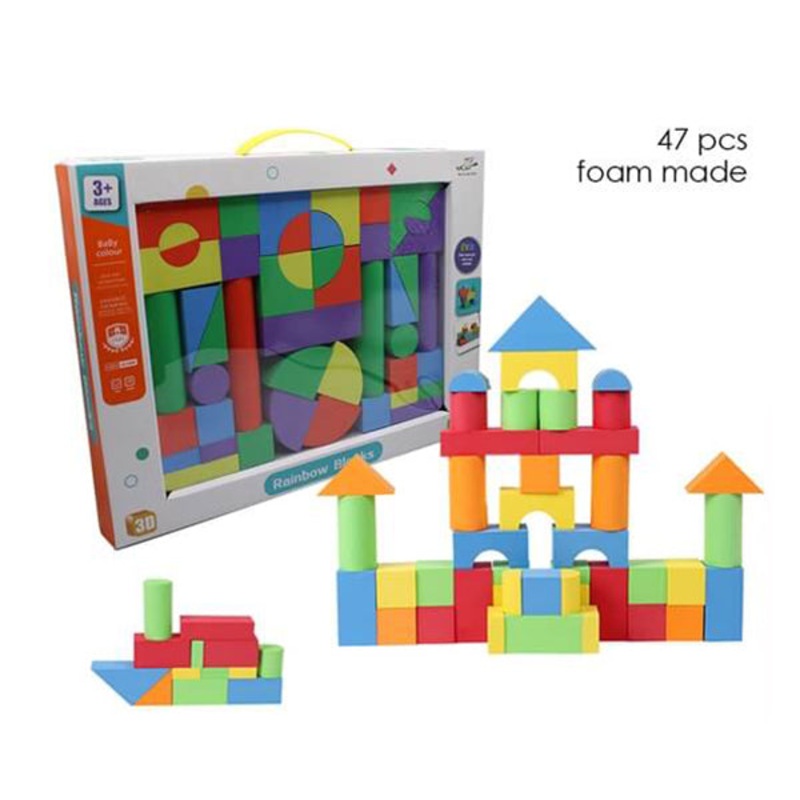 Foam Blocks, Kids Toys, Educational Toys, Foam Made – 15461