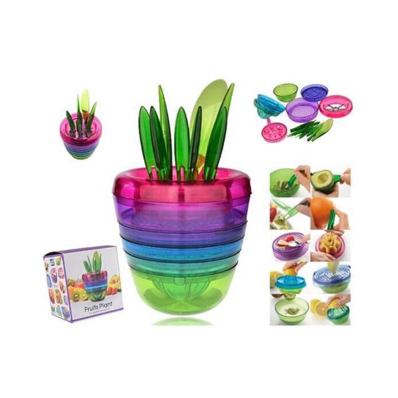 Fruits & Veg Tools, Interior Cut Squeeze and More Tool, Fruit Plant 5 Layers – 14059
