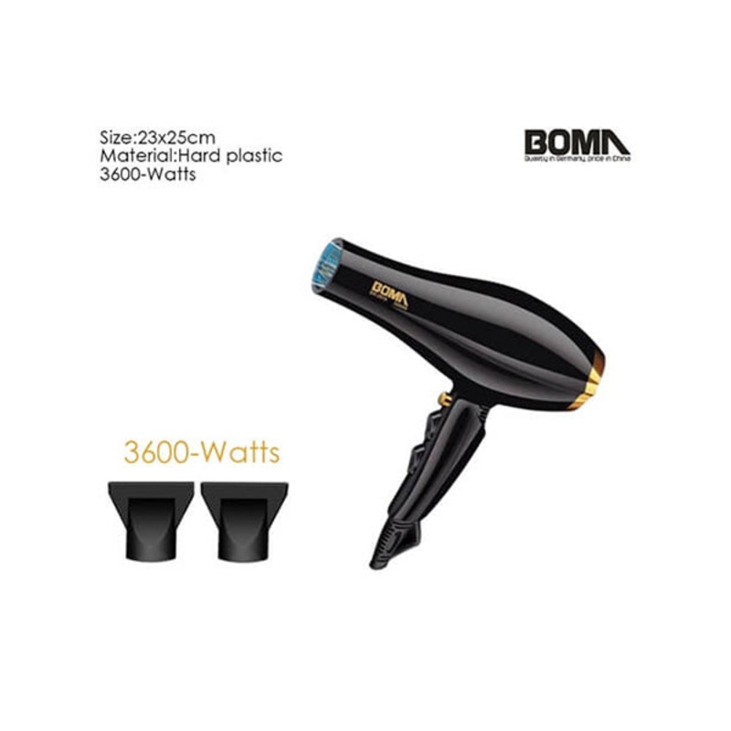 Hair Dryer – 3600W – 14048|Black|Brand New