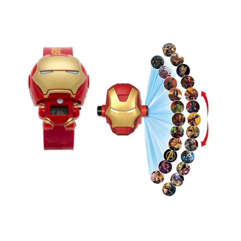 Iron Man Watch Projector, kids Toy, Iron Man Watch – 15457