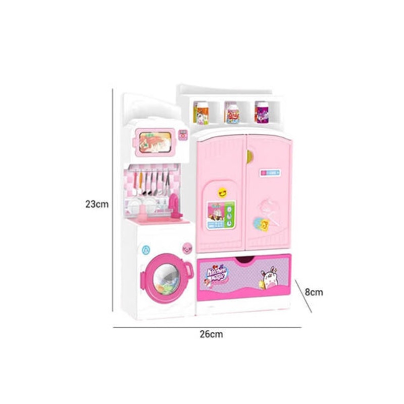 Kitchen Fun Toy, Girly Toy, Kitchen Toy, Kitchen Set For Girls, Toys Accessories – 13841