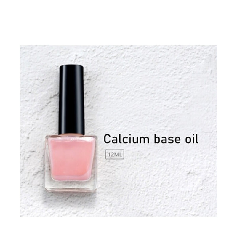 Nail Protector, Pink Calcium Base Oil, 12ml