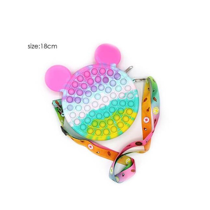 Pop IT Shoulder Bag, Push Pop It Stress Relief, and Fashionable Bag For Kids and Adults – Minnie – 15474