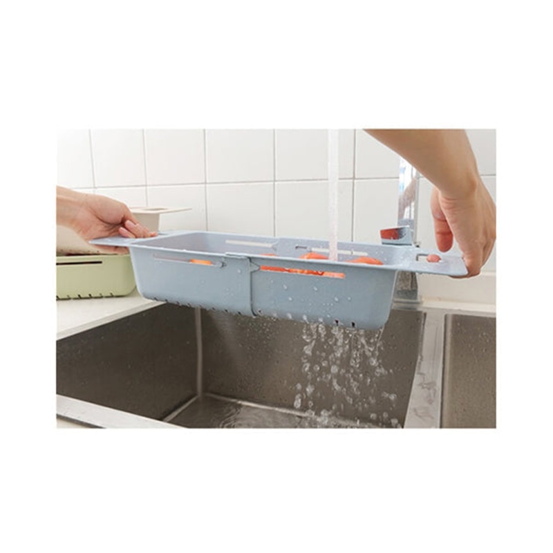 Retractable Basket, High-quality Plastic Stretchable Basket – Strainer – 14512