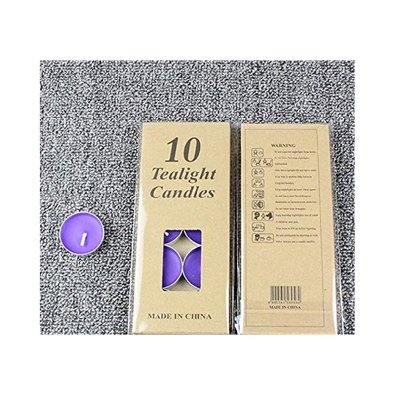 Tea Light Candles – 15705|Purple|Brand New