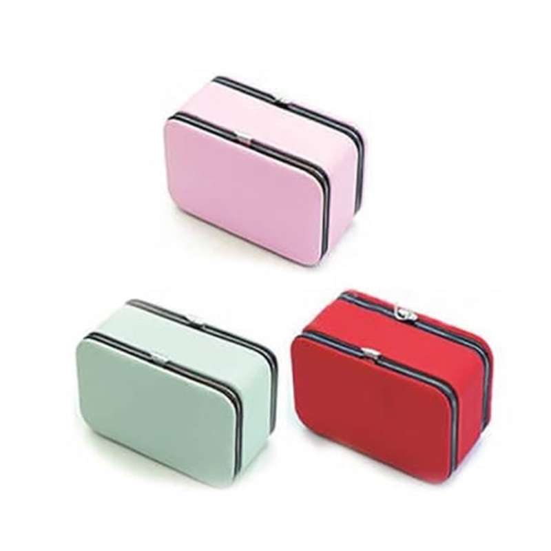 Travel-Friendly Mini Jewelry Box, Portable, Suitable for Bracelets, Earrings, Hair Accessories, Watches – 11333