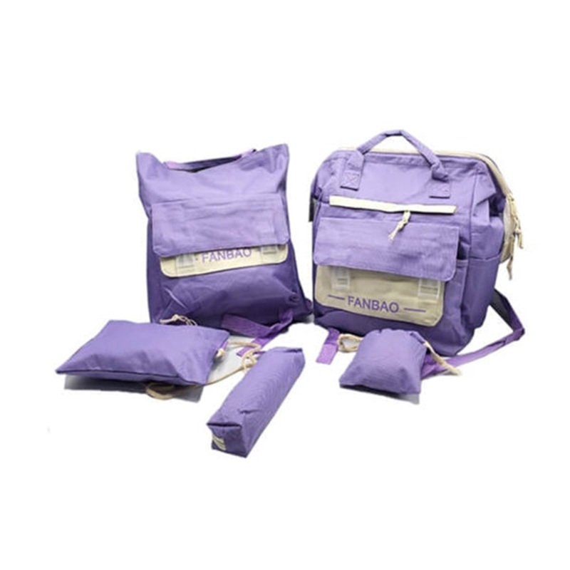 2-in-1 Mommy Bag, High-Quality Stationery, Backpacks for School – 15551, Available in Many Colors