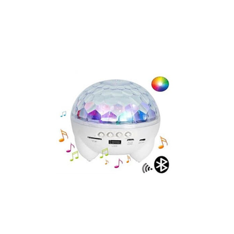 Disco Lights with Bluetooth Speaker, High-quality Of Sounds, Portable – 15818