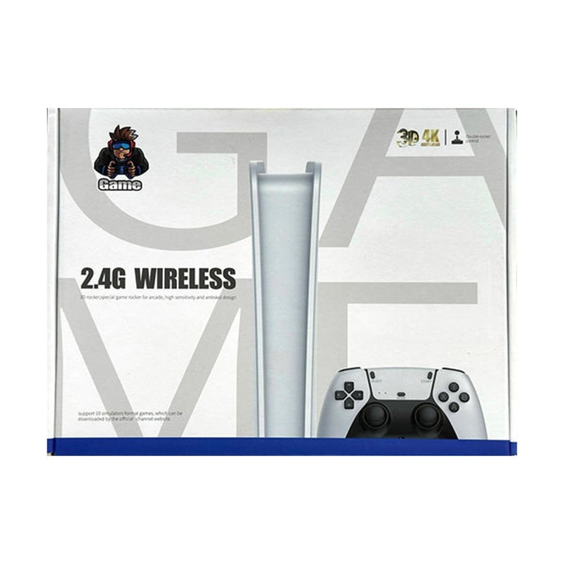 Game, 2.4GHz 4K PRO, 3D Rocker, Special Game Rocker for Arcade, High Sensitivity & Antiskid Design, 1000 Games
