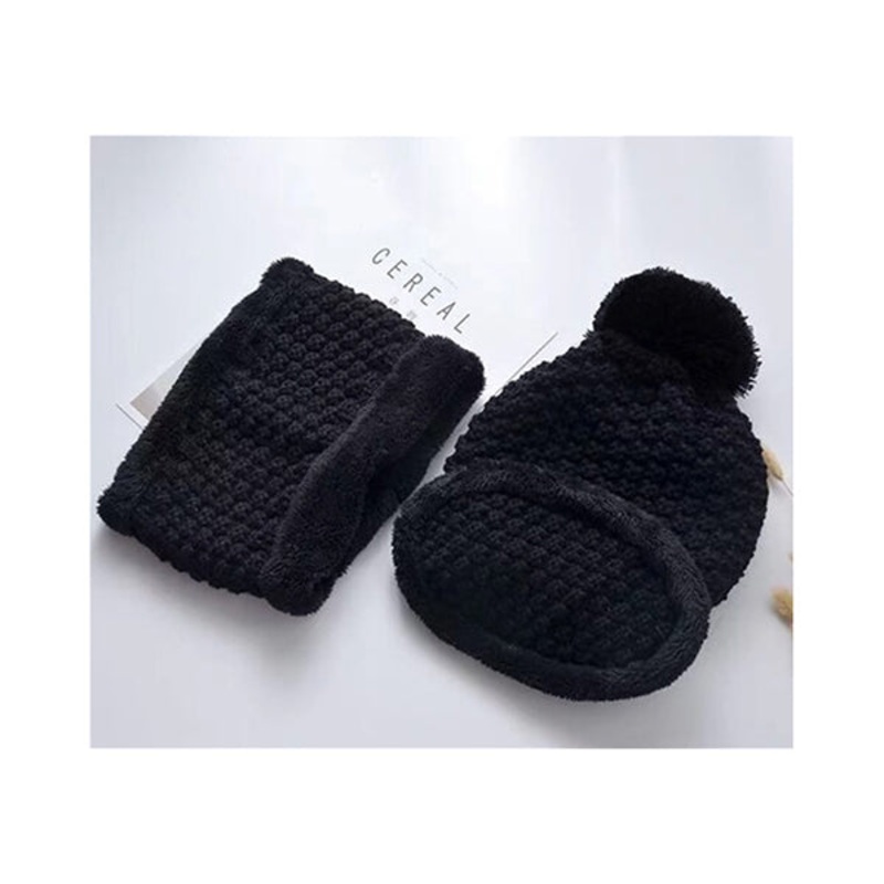 Hat Scarf Set of 3 Pcs, Winter Collection, Winter Set, Winter Ski Hat, Adults Hat Set – 14440
