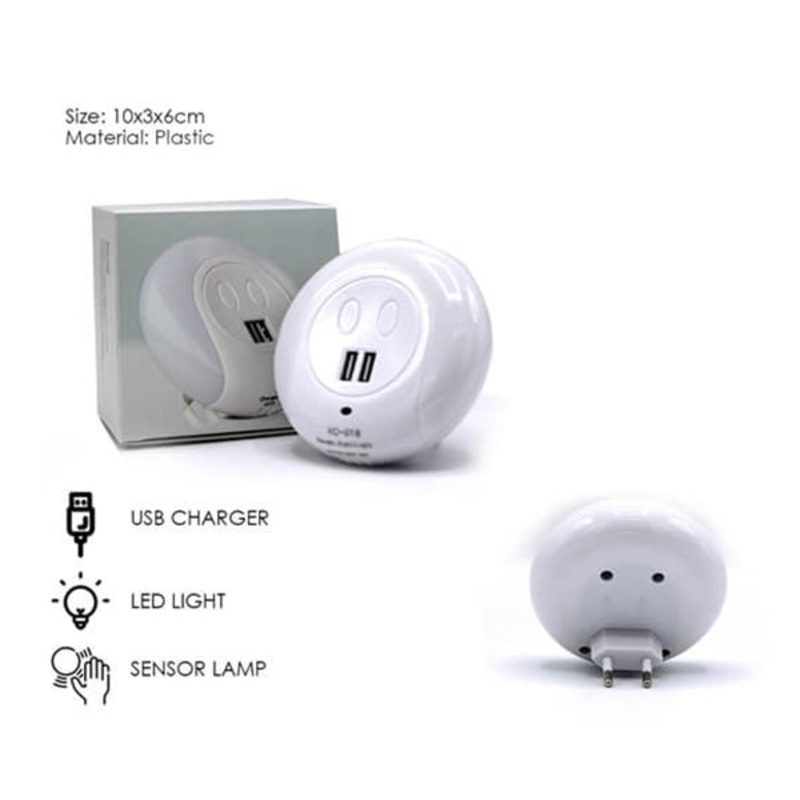 Plug with Night Lamp, Home Accessories, Night Lamp, Led Light, Plug – 14020