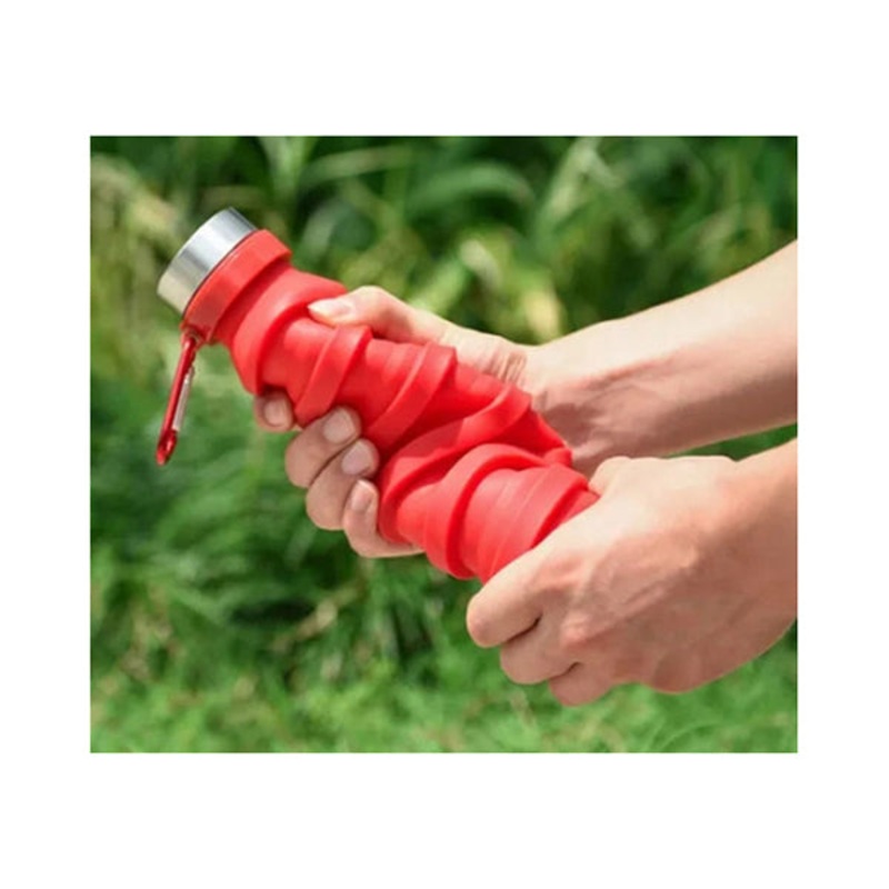 Silicone Folding Water Bottle for School 550ML – 15653