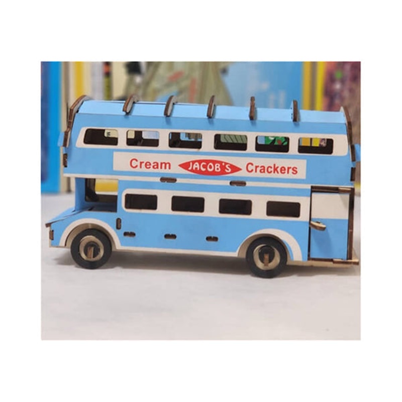 3D Wood Puzzle Puzzle Suitable for Boys – Bus – 15721BU