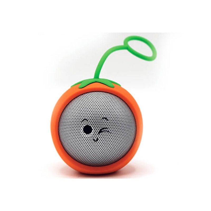 Bluetooth Speaker High-Quality Round Shape Orange Mini Bluetooth Speaker with Up to 3 Hours of Playtime – 10833