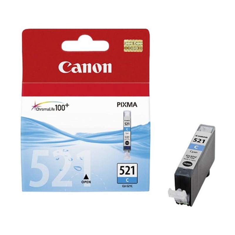 Canon Ink Cartridge 521 Cyan|Cyan|Brand New