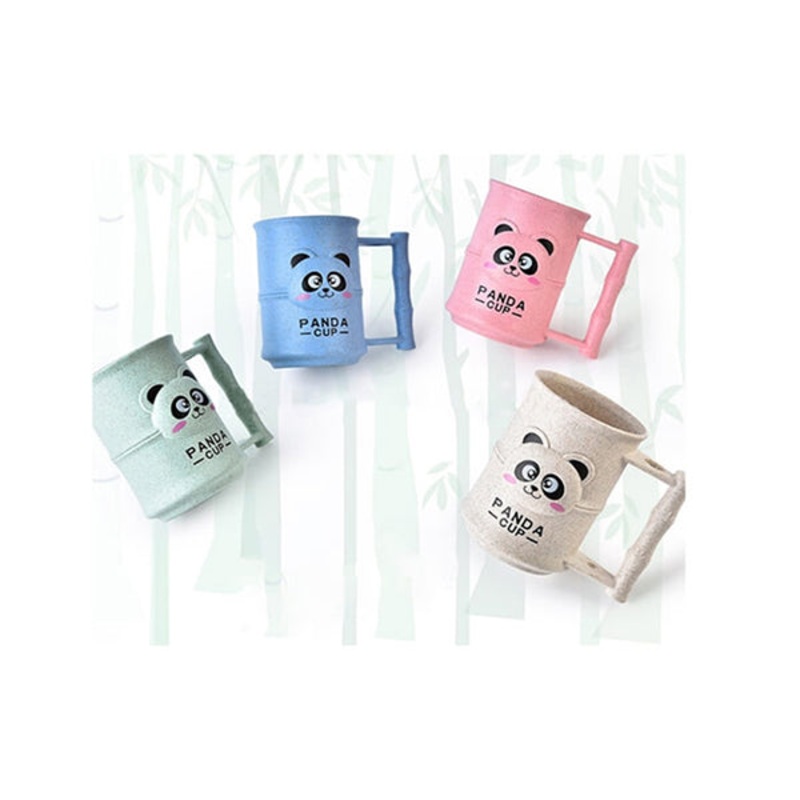 Cute Panda Cup – 15662|Green|Pink|Yellow|Brand New
