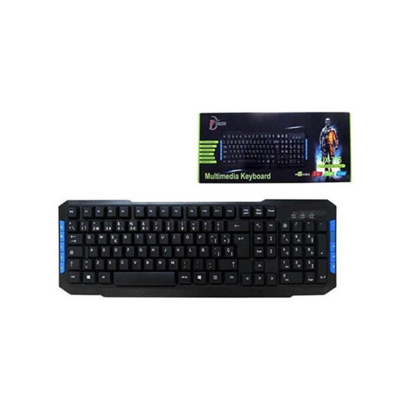 Keyboard, Multimedia Keyboard, Computer Accessories, for PC, MAC, XBOX, Controller – 13889